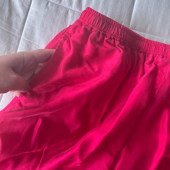 Vintage “Second Wind” Silk Fuchsia Tracksuit NWT Deadstock S - Picture 10 of 16